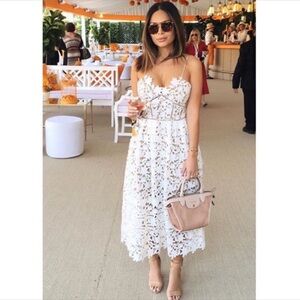 Self-Portrait Azalea Midi Dress size US6 UK10